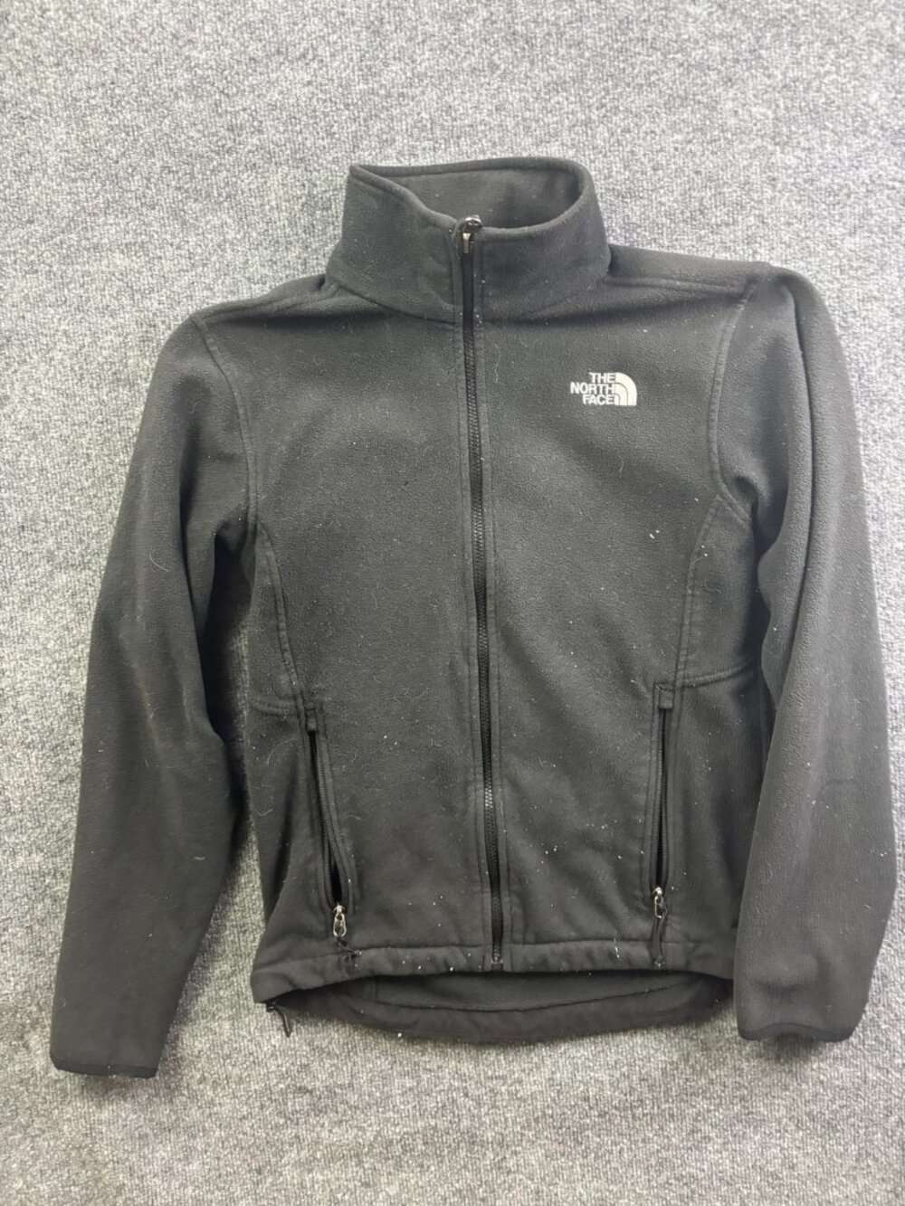 The North Face‎ Jacket Mens Small Black Fleece Full Zip Lightweight Outdoor
